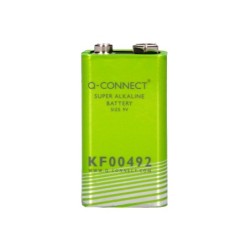Pila q-connect alcalina 9v blister con 1 unidad