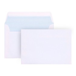 Sobre liderpapel n.19 blanco c6 114x162 mm tira de siliconacaja de 500 unidades