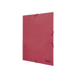 Carpeta liderpapel gomas a3 3 solapas carton prespan roja