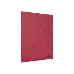 Carpeta liderpapel gomas a3 3 solapas carton prespan roja