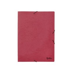 Carpeta liderpapel gomas a3 3 solapas carton prespan roja