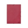 Carpeta liderpapel gomas a3 3 solapas carton prespan roja