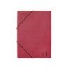 Carpeta liderpapel gomas a3 3 solapas carton prespan roja