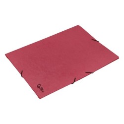 Carpeta liderpapel gomas a3 3 solapas carton prespan roja