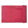 Carpeta liderpapel gomas a3 3 solapas carton prespan roja