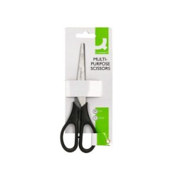 Tijera oficina q-connect inoxidable 7\ 17 cm blister