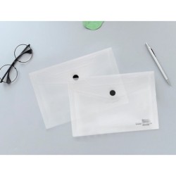 Carpeta liderpapel dossier broche 44234 polipropileno din a6 transparente translucido