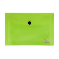 Carpeta liderpapel dossier broche 44233 polipropileno din a6 verde translucido