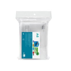 Carpeta liderpapel dossier broche 44234 polipropileno din a6 transparente translucido