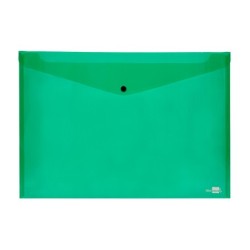 Carpeta liderpapel dossier broche 44243 polipropileno din a3 verde translucido