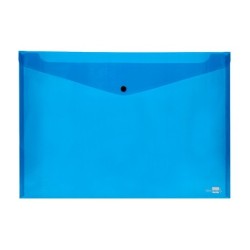 Carpeta liderpapel dossier broche 44242 polipropileno din a3 azul translucido