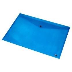 Carpeta liderpapel dossier broche 44242 polipropileno din a3 azul translucido