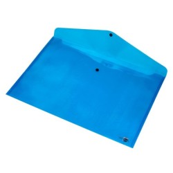 Carpeta liderpapel dossier broche 44242 polipropileno din a3 azul translucido