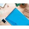 Carpeta liderpapel dossier broche 44242 polipropileno din a3 azul translucido