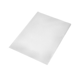 Carpeta dossier uñero plastico q-connect din a4 120 micras transparente -bolsa de 10 unidades