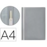 Carpeta dossier fastener plastico q-connect din a4 gris
