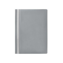 Carpeta dossier fastener plastico q-connect din a4 gris