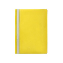 Carpeta dossier fastener plastico q-connect din a4 amarilla