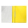 Carpeta dossier fastener plastico q-connect din a4 amarilla