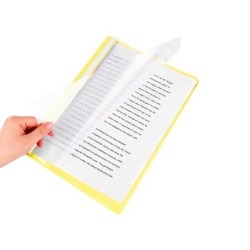 Carpeta dossier fastener plastico q-connect din a4 amarilla