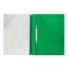 Carpeta dossier fastener plastico q-connect din a4 verde