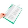 Carpeta dossier fastener plastico q-connect din a4 verde