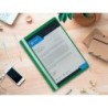 Carpeta dossier fastener plastico q-connect din a4 verde