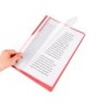 Carpeta dossier fastener plastico q-connect din a4 roja
