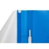 Carpeta dossier fastener plastico q-connect din a4 azul