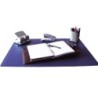 Vade sobremesa q-connect azul polipropileno azul 40x53 cm