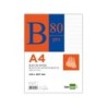 Bloc notas liderpapel horizontal a4 80 hojas 60g/m2 encolado 4 taladros