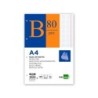 Bloc notas liderpapel cuadro 5mm a4 80 hojas 60g/m2 encolado 4 taladros