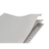 Separador alfabetico q-connect plastico a-z din a4 multitaladro