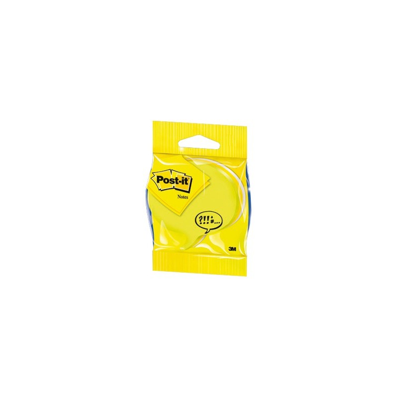 Blister papeleria 3m 2007sp cubo de notas post-it troquelado bocadillo 3 colores neon