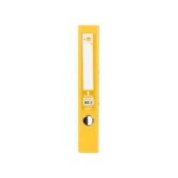 Archivador de palanca liderpapel a4 documenta forrado pvc con rado lomo 52mm amarillo compresor metalico