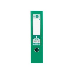 Archivador de palanca liderpapel a4 documenta forrado pvc con rado lomo 75mm verde compresor metalico