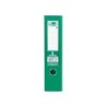 Archivador de palanca liderpapel a4 documenta forrado pvc con rado lomo 75mm verde compresor metalico