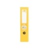 Archivador de palanca liderpapel a4 documenta forrado pvc con rado lomo 75mm amarillo compresor metalico