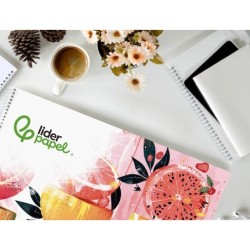Bloc dibujo liderpapel artistico espiral 460x325mm 20 hojas 130gr/m2 sin recambio perforado