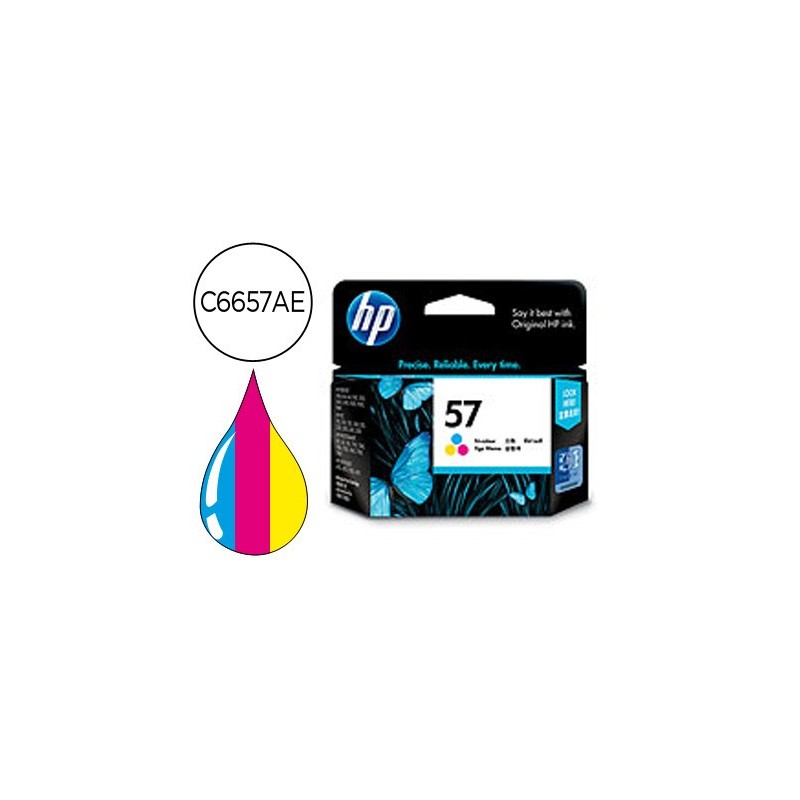 Ink-jet hp dj450 5150 5550 560 0 5650 5152 7150 5800 5850 9650 9670 9680 9680sp photosmarrt100 n.57 tricolor 17ml.