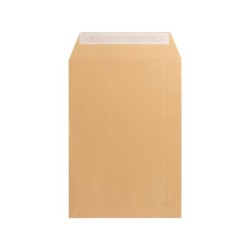 Sobre liderpapel bolsa n.13 kraft 310x410 mm tira de silicona caja de 250 unidades
