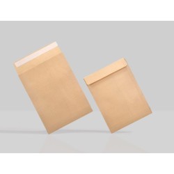 Sobre liderpapel bolsa n.5 kraft din c5 162x229 mm tira de silicona caja de 250 unidades