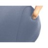 Alfombrilla para raton q-connect con reposamuñecas ergonomica de gel gris oscuro 262x225x25 mm