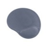 Alfombrilla para raton q-connect con reposamuñecas ergonomica de gel gris oscuro 262x225x25 mm
