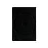 Caja dvd q-connect -con interior negro -pack de 5 unidades