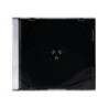 Caja de cd q-connect slim -con interior negro -pack de 25 unidades