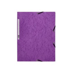Carpeta q-connect gomas kf02171 carton simil-prespan solapas 320x243 mm violeta