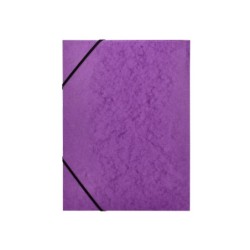 Carpeta q-connect gomas kf02171 carton simil-prespan solapas 320x243 mm violeta