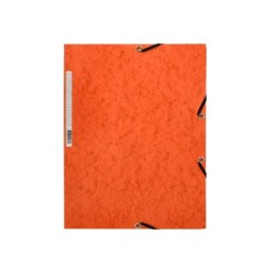 Carpeta q-connect gomas kf02170 carton simil-prespan solapas 320x243 mm naranja