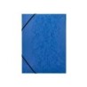 Carpeta q-connect gomas kf02167 carton simil-prespan solapas 320x243 mm azul
